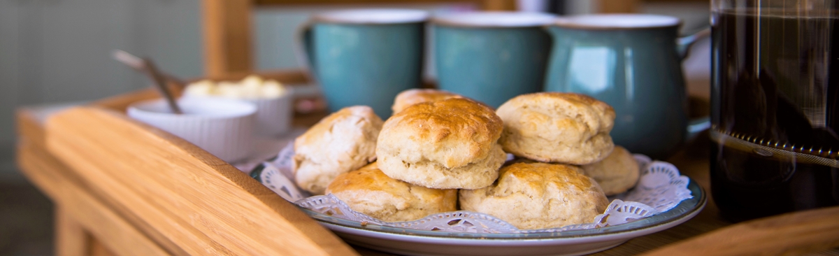 Welcoming scones